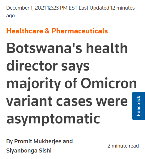 医生接种3针辉瑞被Omicron感染! 世卫宣称疫苗仍有效! 新变种患者都是轻症! 新闻 第3张