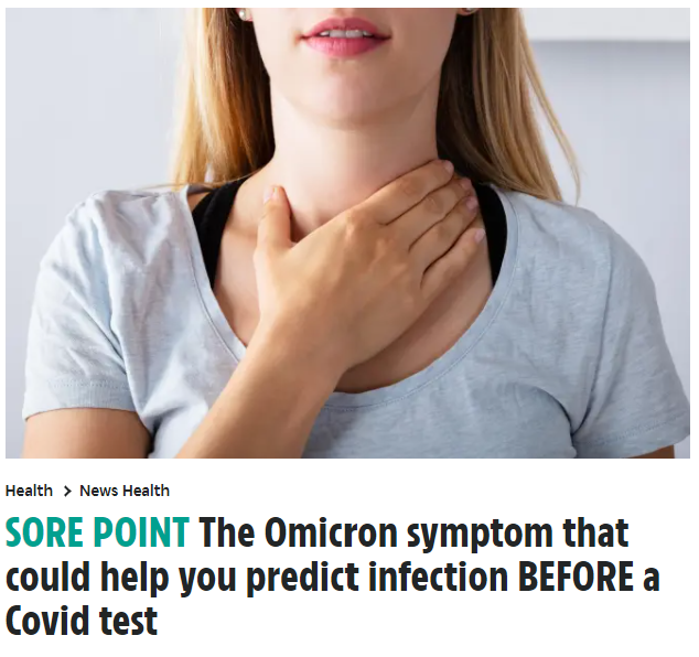 注意! 有这个常见症状你可能已经确诊了 Omicron并非最终变种 BC阳性病人与阴性混住! 新冠疫情 第8张