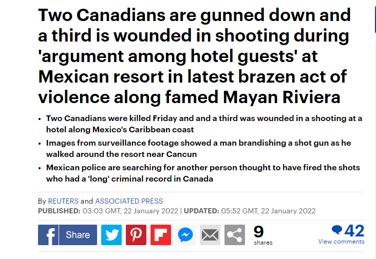 悲剧! 2名加拿大人惨死度假天堂 游客惊慌逃命 五星级酒店也不安全! 新闻 第1张