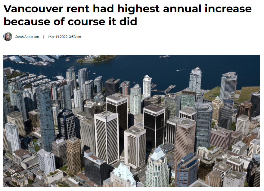难! 温哥华房租狂涨23% 全国最高! 打工人哭了: 蜗居都住不起! 地产 第2张