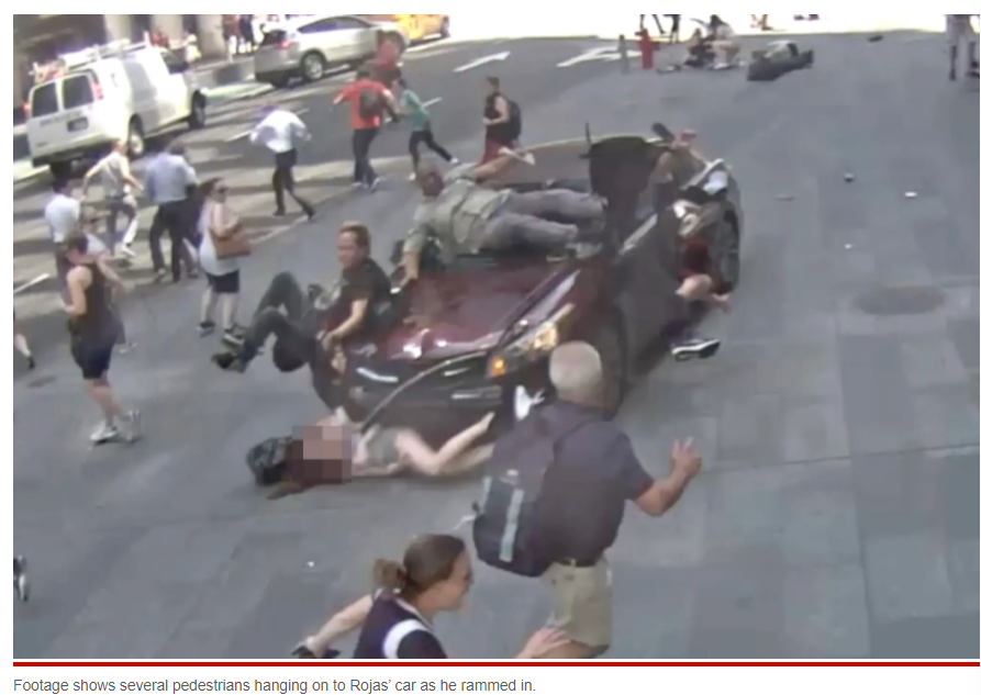 1死22伤! 纽约时代广场恐怖屠杀 男子开车一路疯撞 血流满街 "我想把他们全杀光!" 社会 第3张