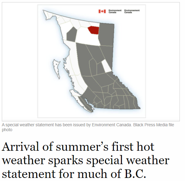 2022首波高温杀到! 温哥华周末破30°C! 加拿大多地热浪席卷 这里破134年纪录! 生活 第5张