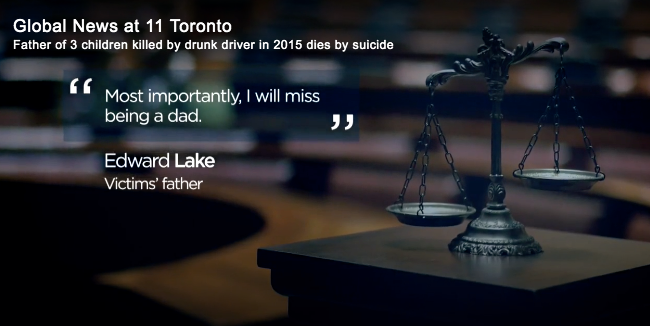 泪崩! 父亲节刚过 一位加拿大爸爸选择自杀: 3个孩子被富二代撞死 凶手轻松获保释 社会 第5张
