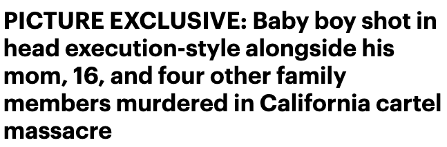 灭门惨案! 一家6口家中遭行刑式枪决! 妈妈抱着婴儿被双双爆头 新闻 第1张